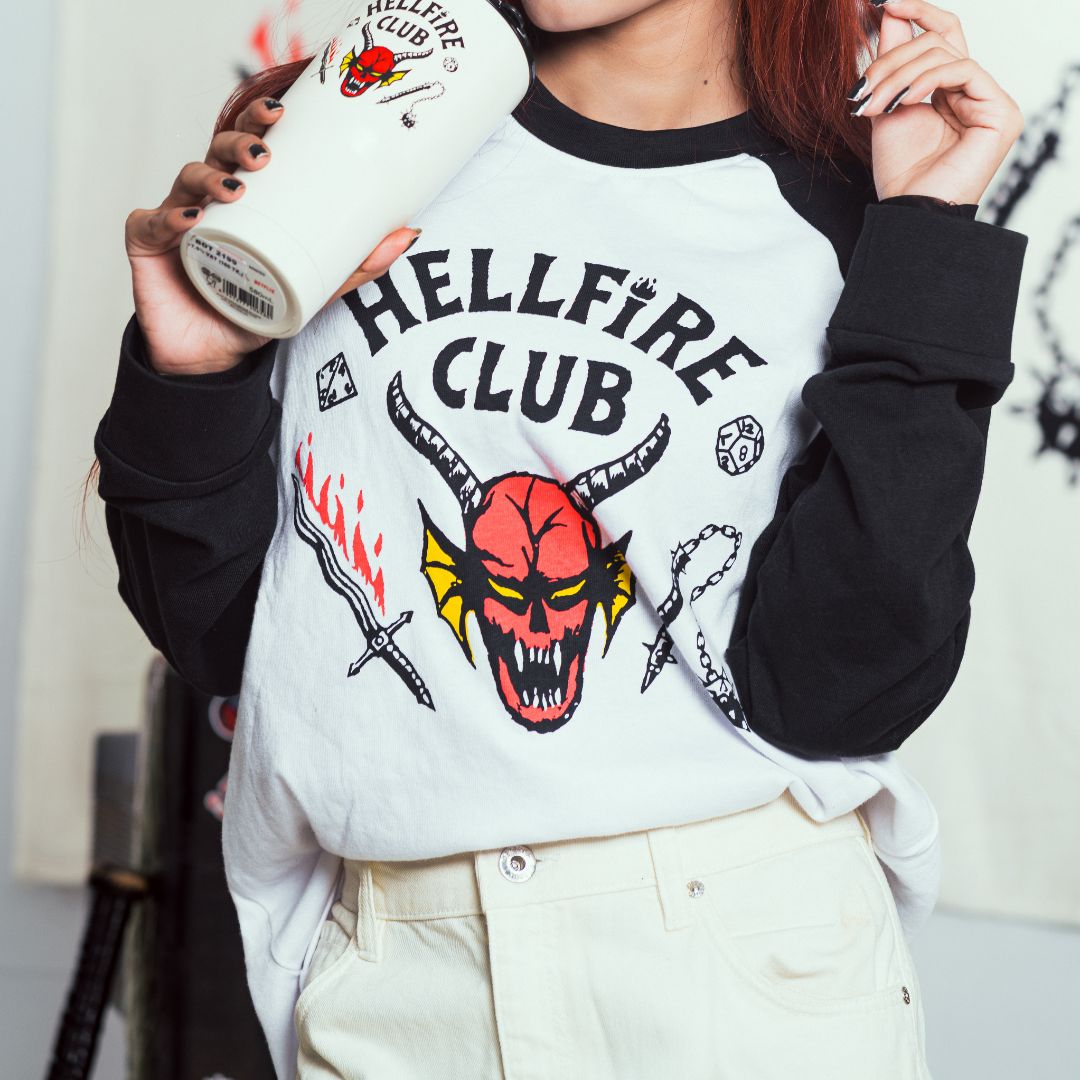 Stranger Things “Hellfire Club” Raglan T-Shirt