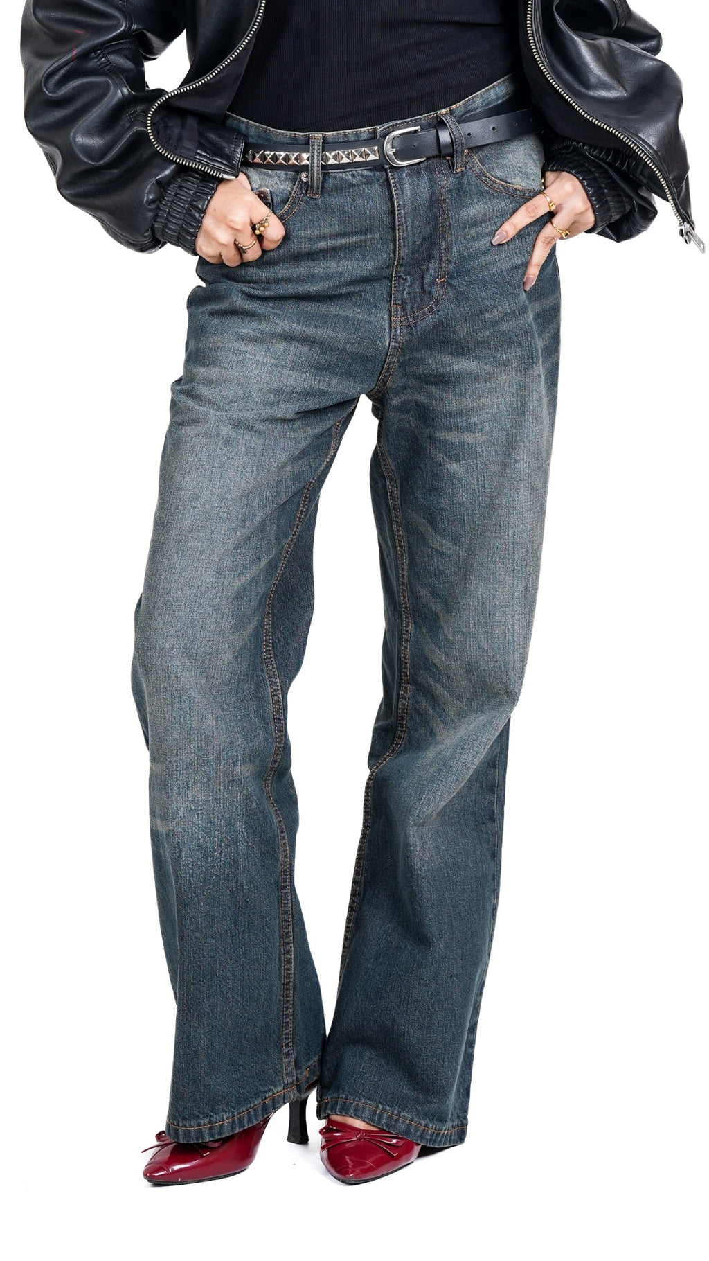 Whisker Blue Dirty Jeans For Her