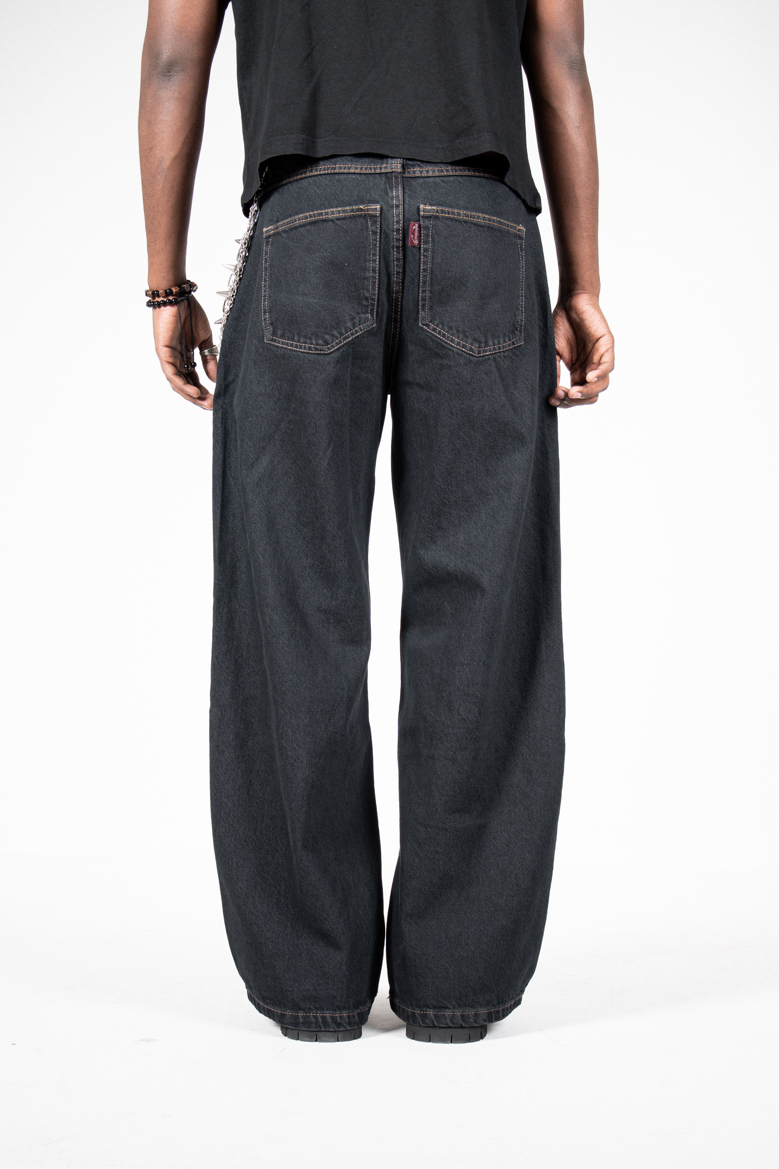 Carpenter black baggy jeans
