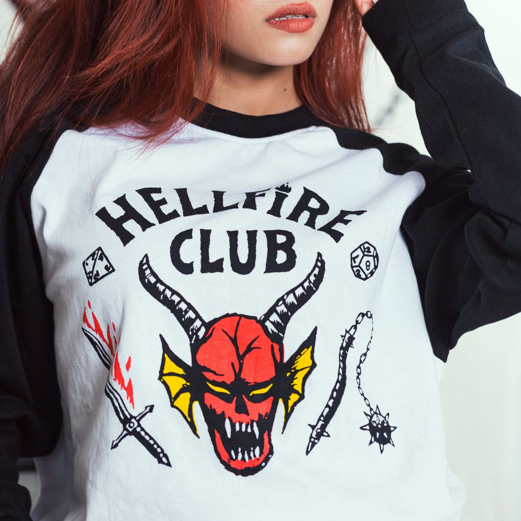 Stranger Things “Hellfire Club” Raglan T-Shirt