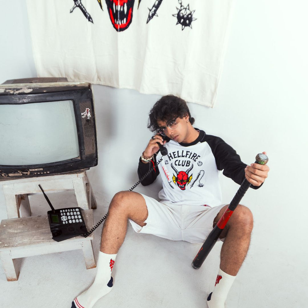 Stranger Things “Hellfire Club” Raglan T-Shirt
