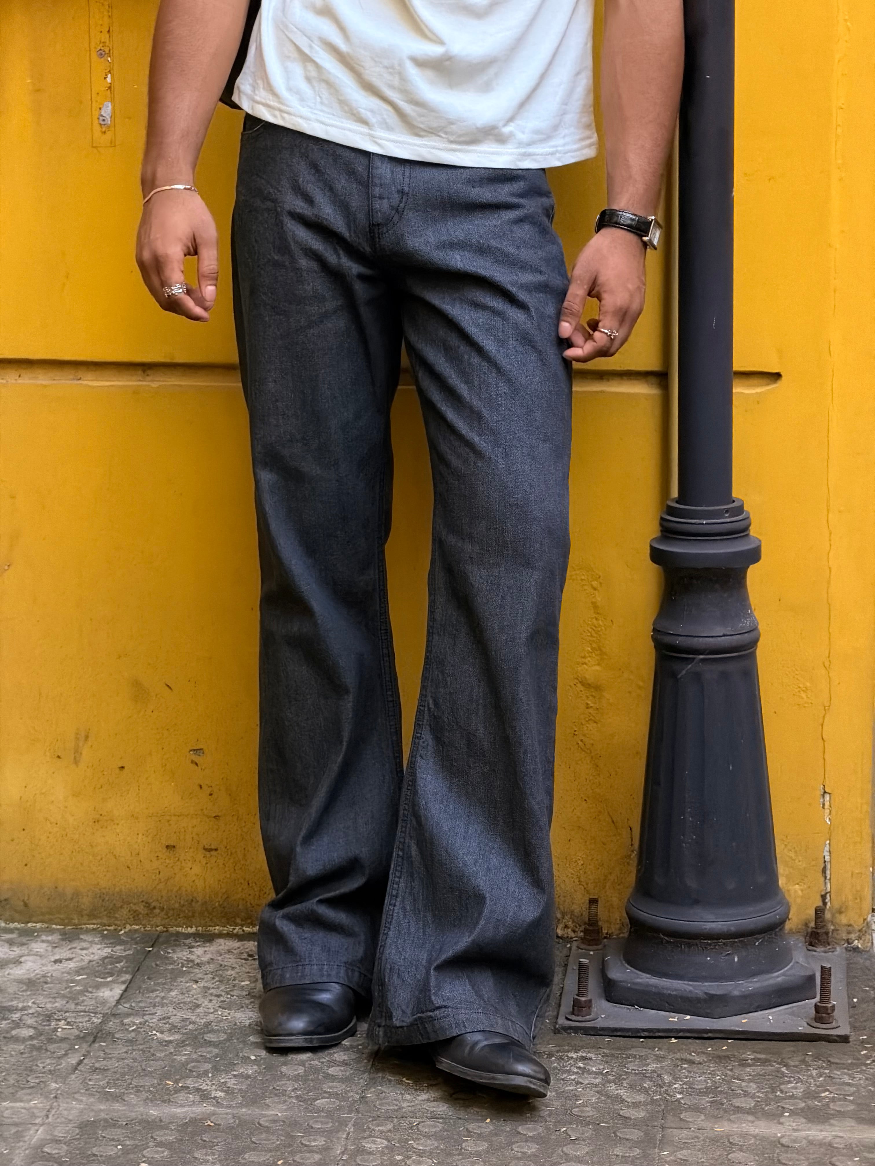 Selvedge denim bootcut jeans