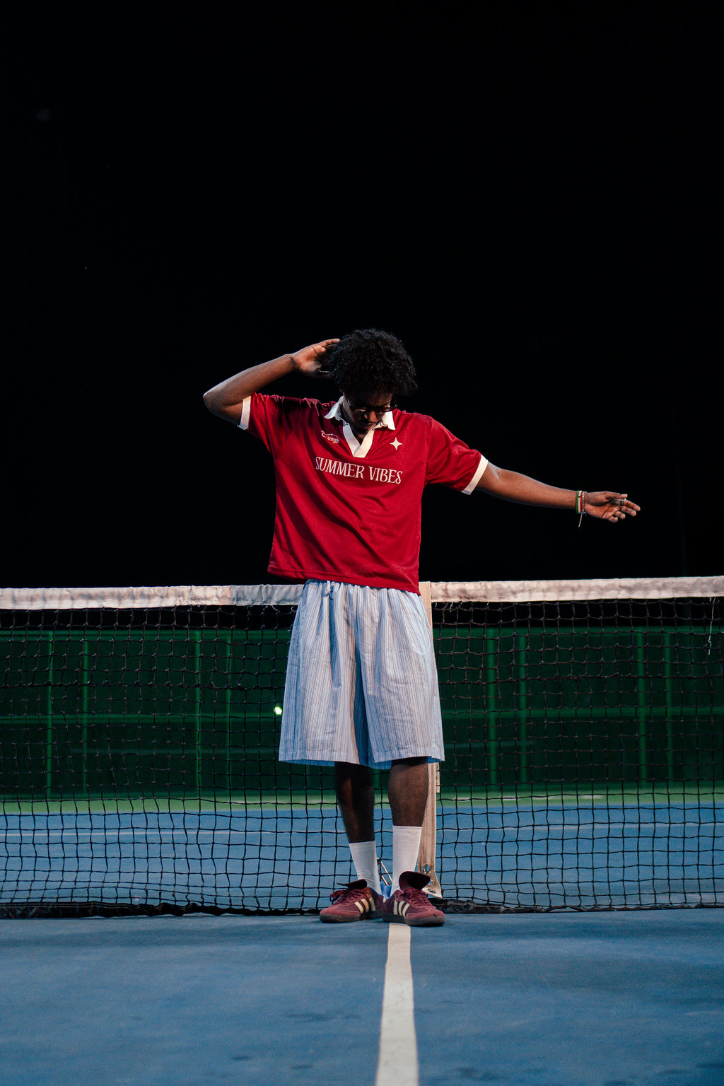 Empty Pocket Summer Vibes Polo (Red)