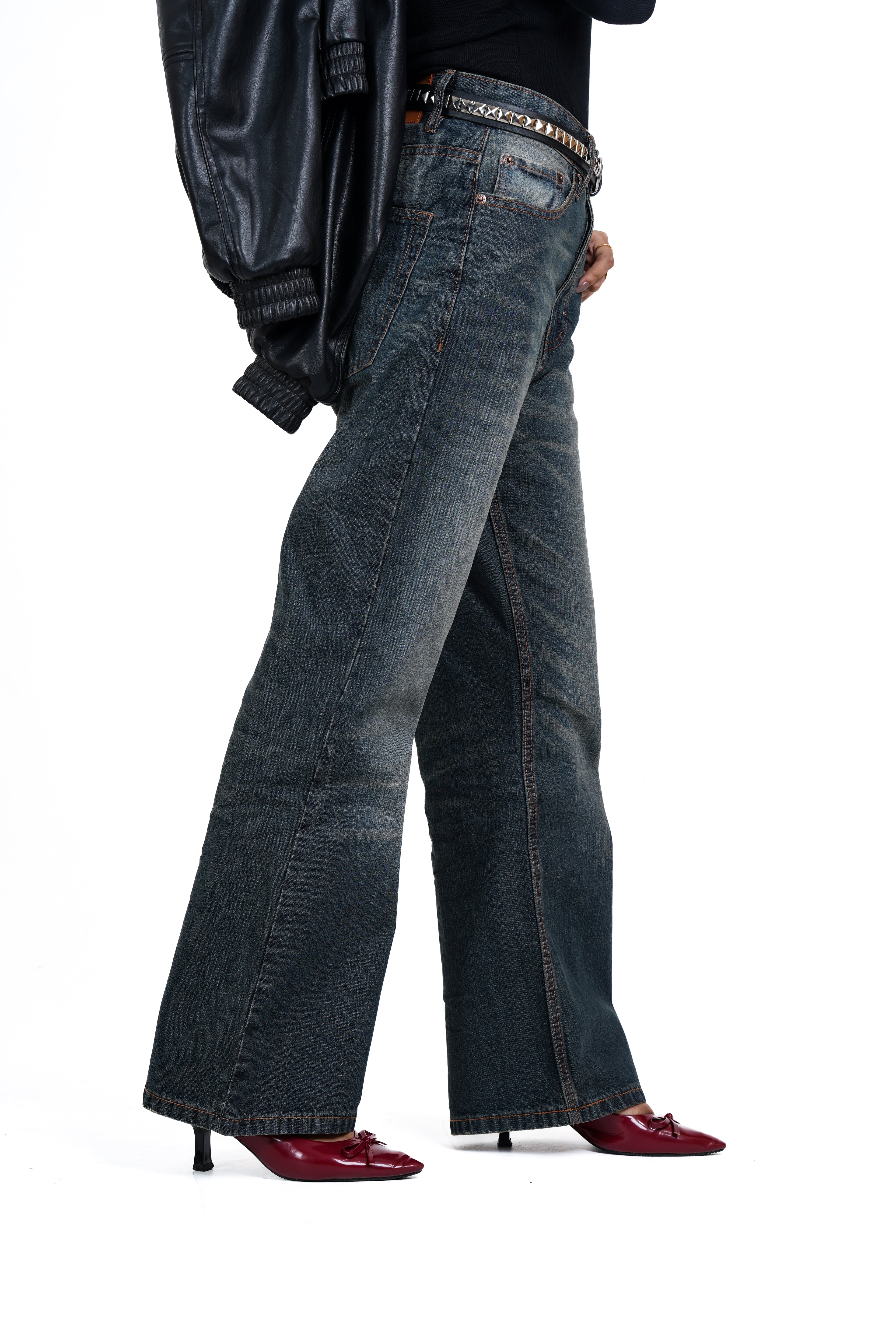 Whisker Blue Dirty Jeans For Her