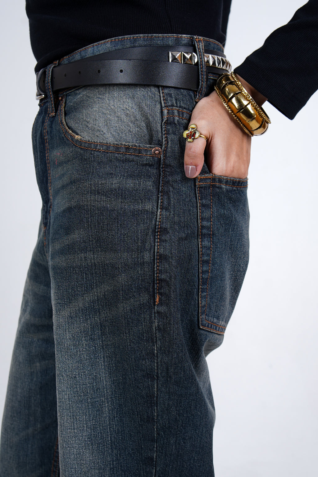 Whisker Blue Dirty Jeans For Her