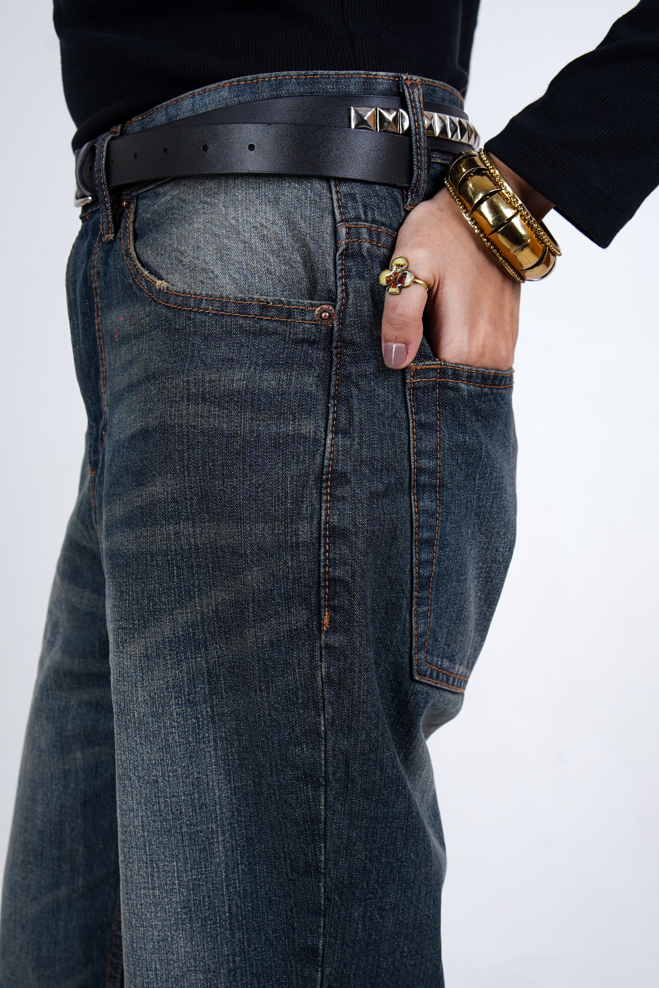 Whisker Blue Dirty Jeans For Her