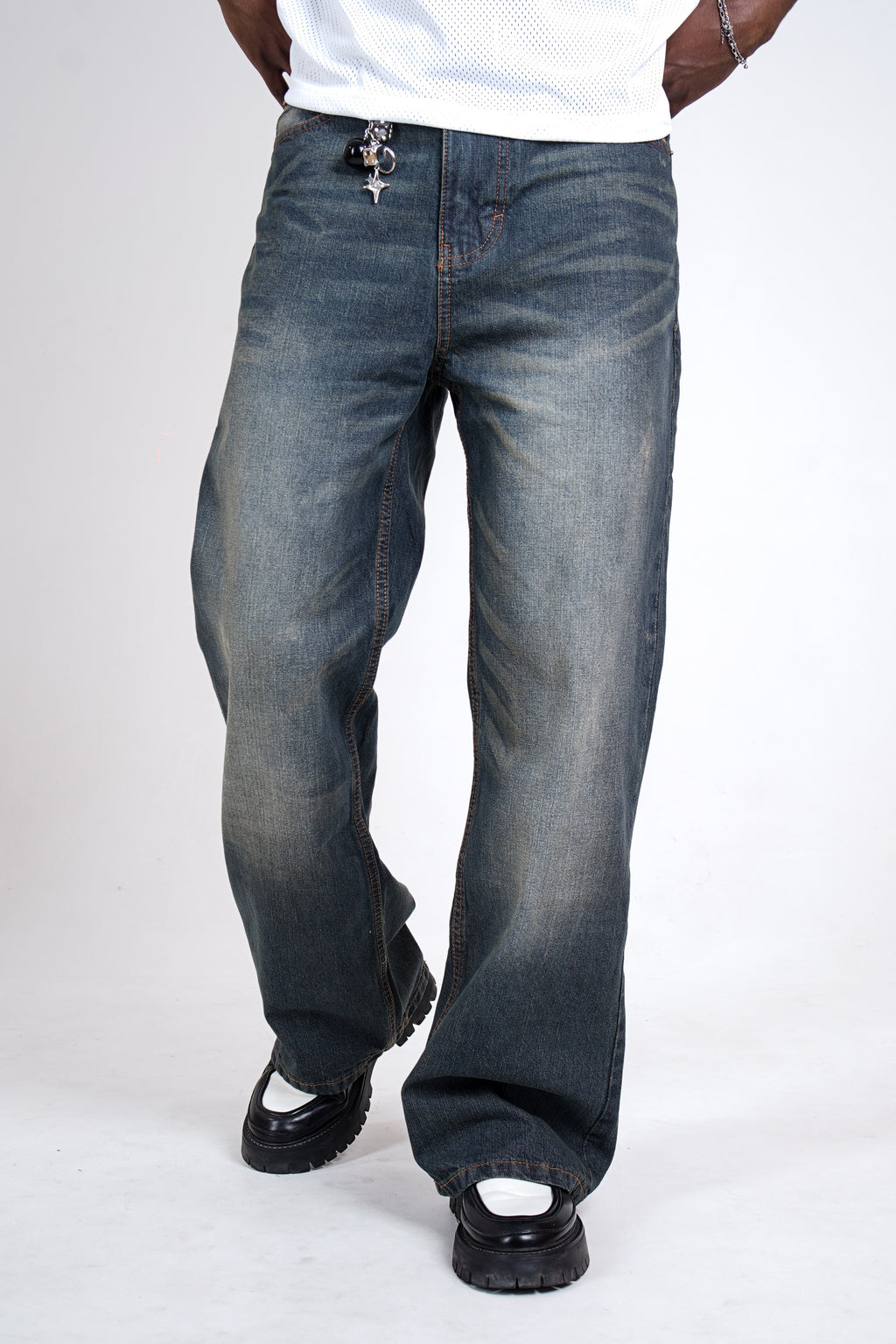 The "Summer Vibes" Jersey + Whisker Blue Dirty Bootcut Combo