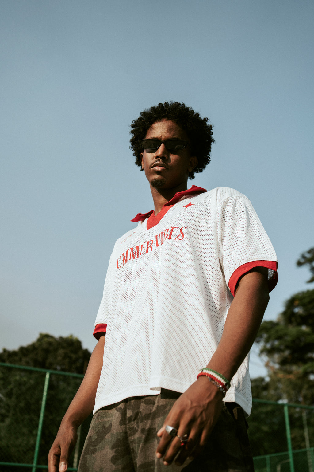 Empty Pocket Summer Vibes Polo (White)