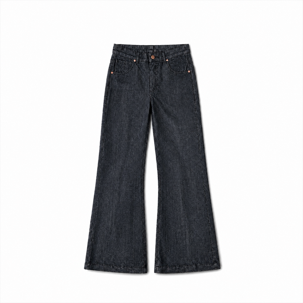 Selvedge denim bootcut jeans
